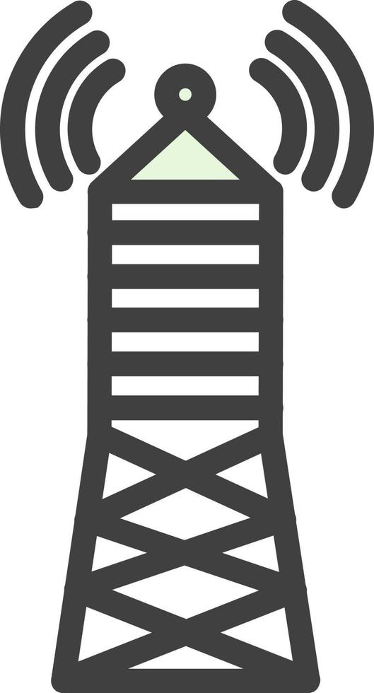 uitzending toren vector icoon ontwerp