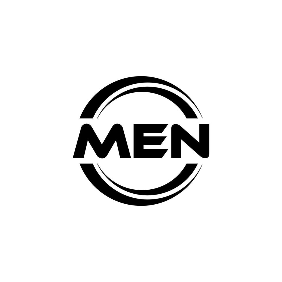 mannen brief logo ontwerp in illustratie. vector logo, schoonschrift ontwerpen voor logo, poster, uitnodiging, enz.