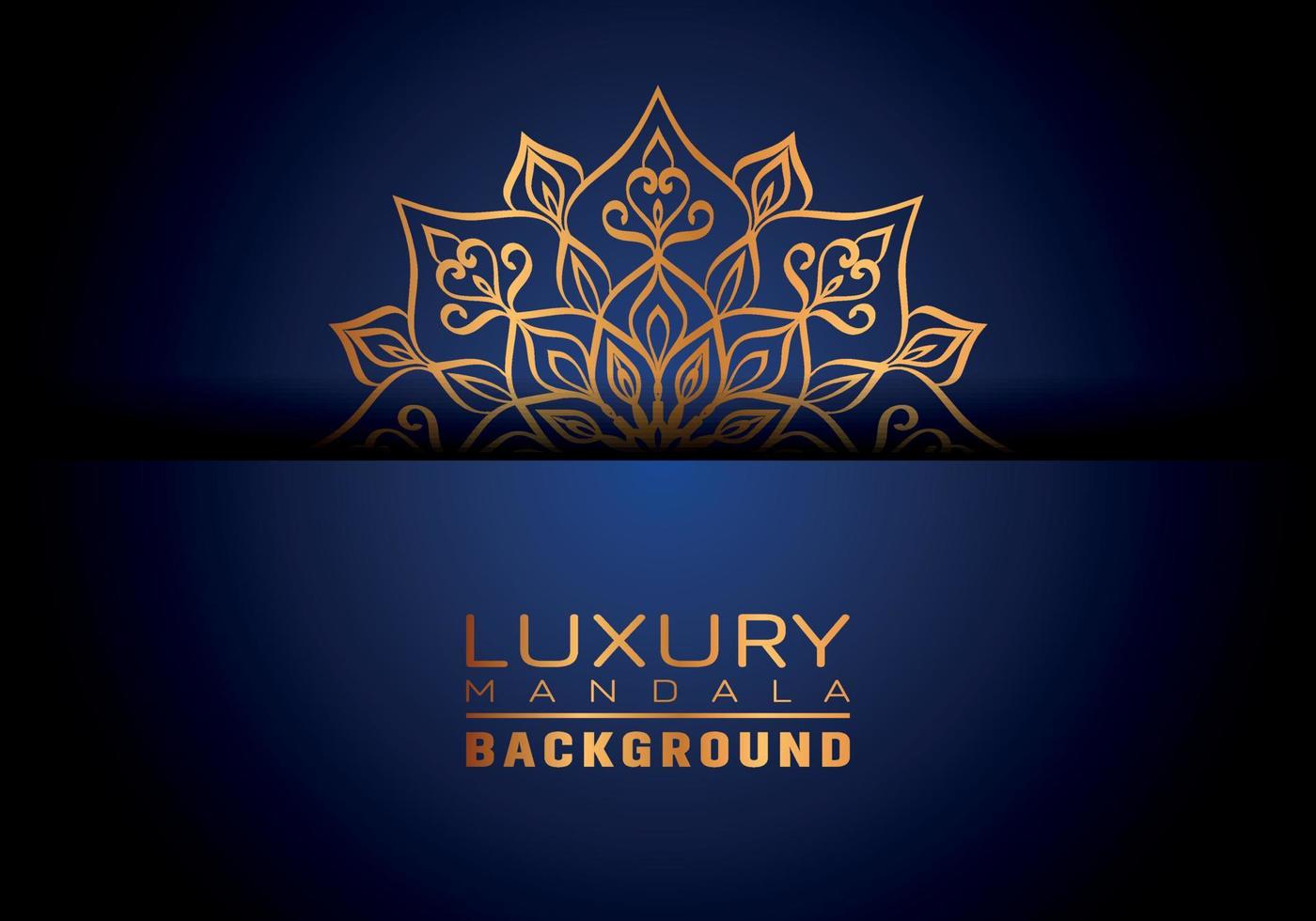 luxe sier mandala logo achtergrond, arabesk stijl. vector