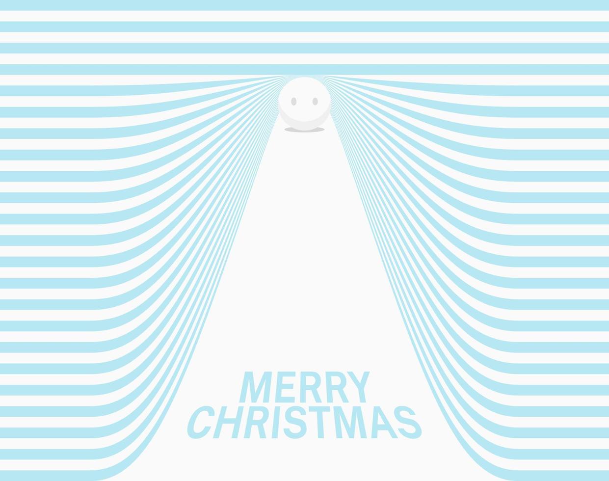 lijn strepen illusie blauw Kerstmis boom achtergrond vector