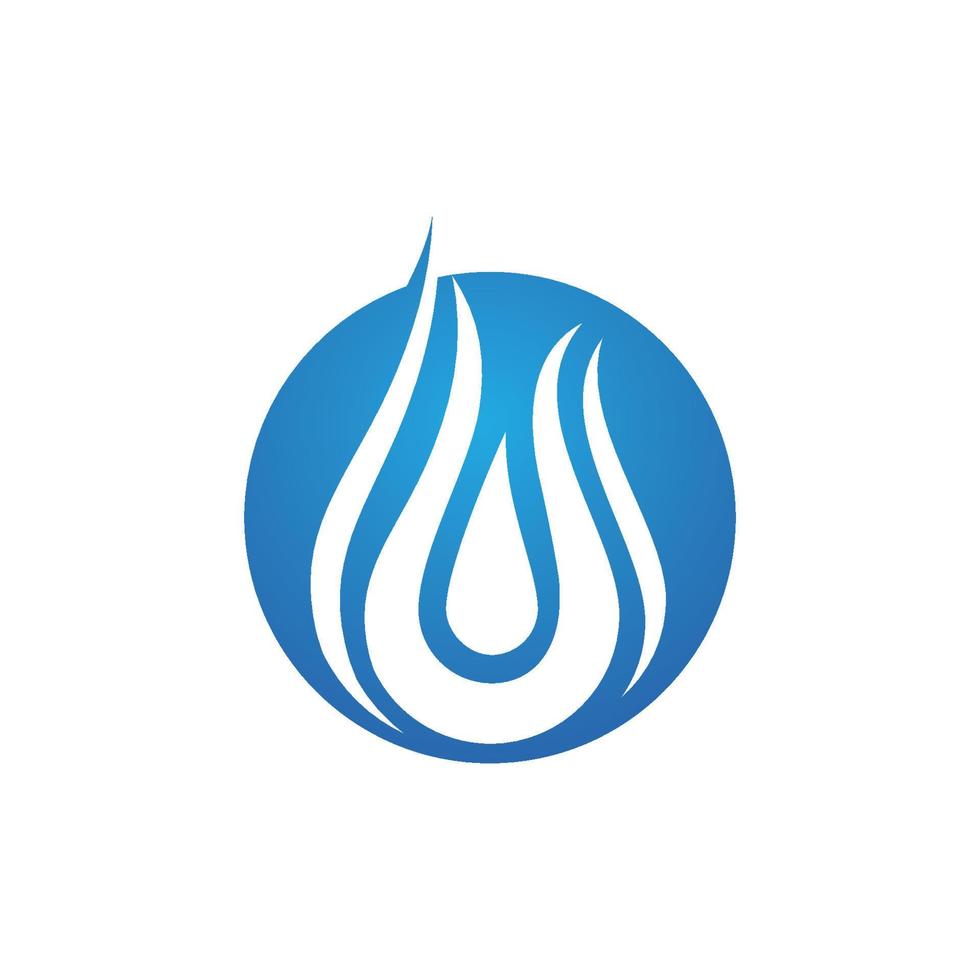 waterdruppel logo sjabloon vector