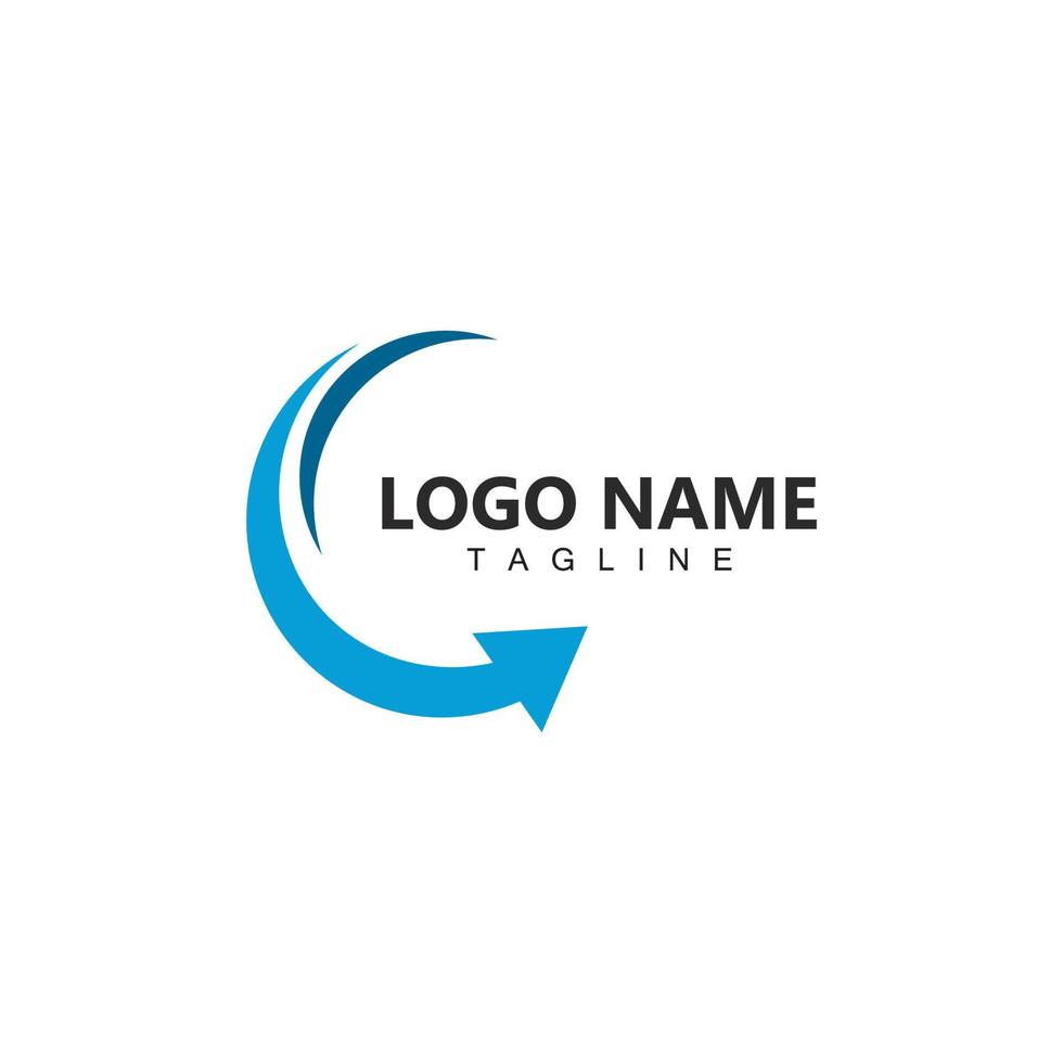 pijlen logo sjabloon vector icoon illustratie