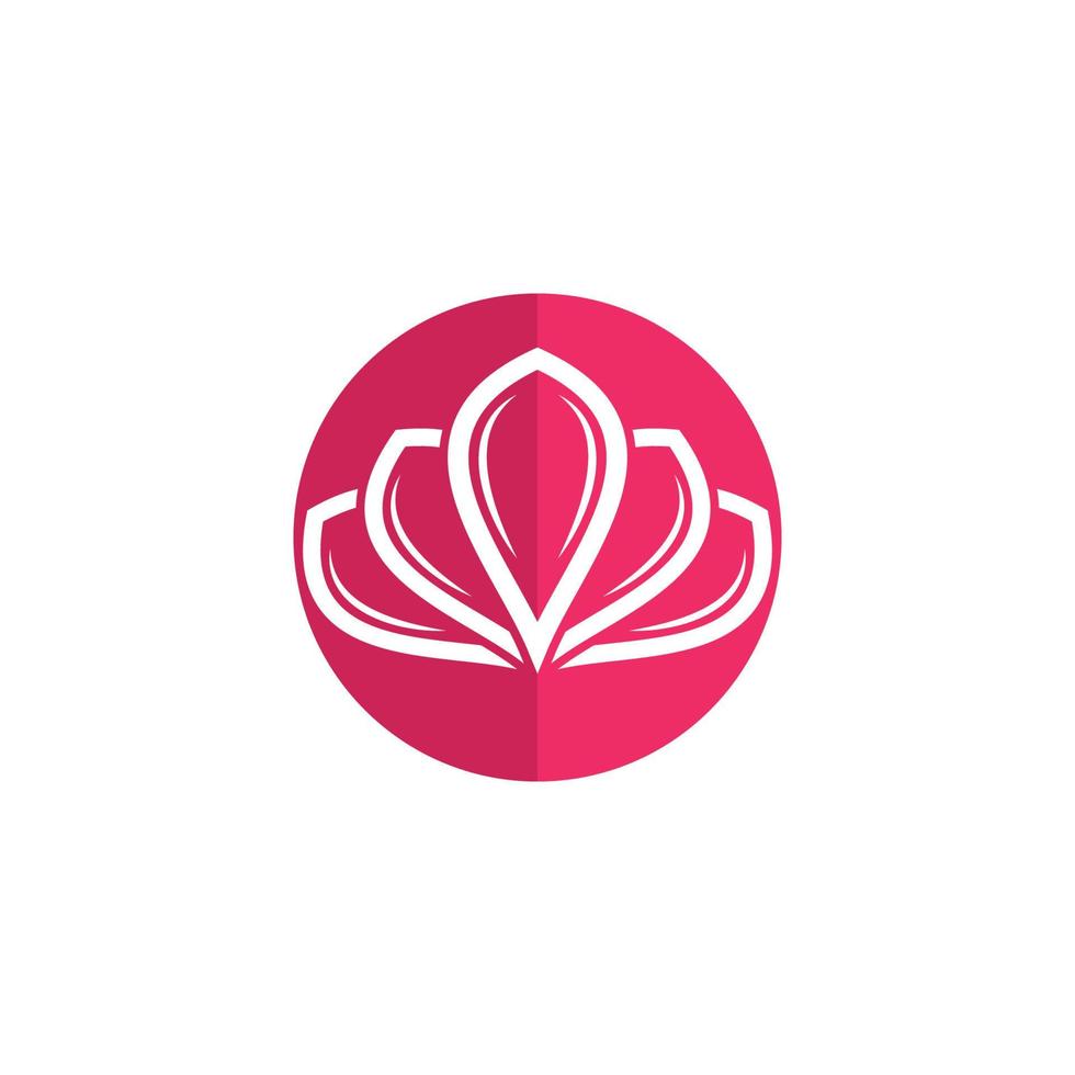 schoonheid vector lotusbloemen ontwerp logo sjabloon