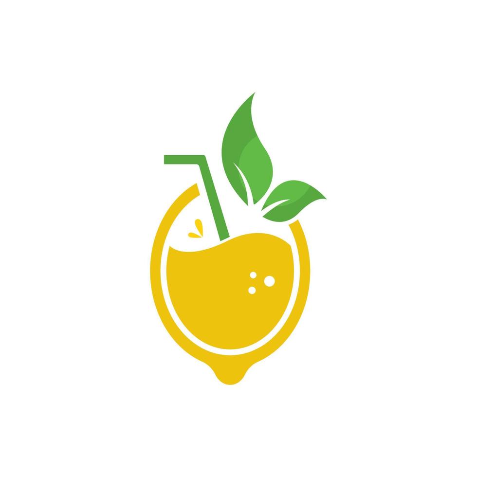 reeks van citroen fruit logo vector sjabloon icoon illustratie