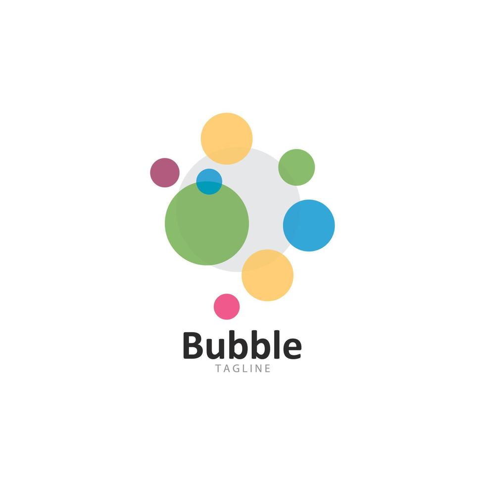 abstract bubbels vector symbool icoon illustratie