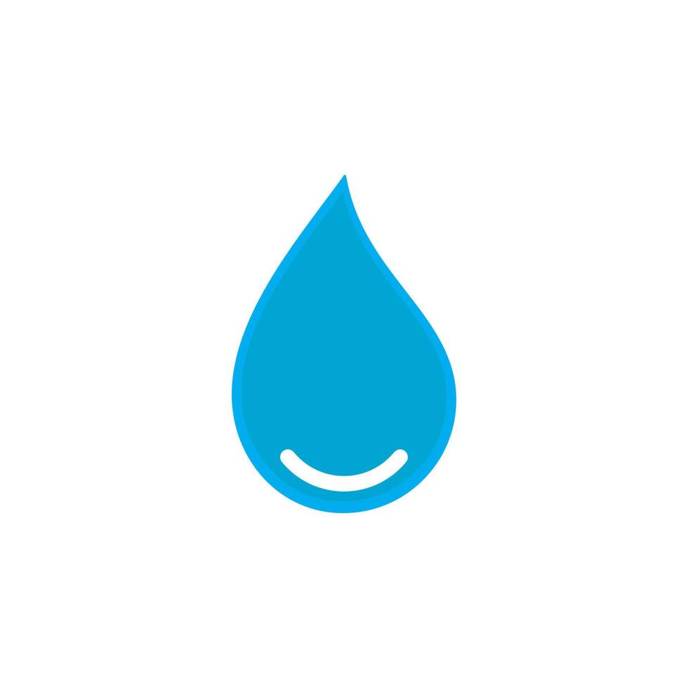 water laten vallen logo sjabloon vector icoon illustratie