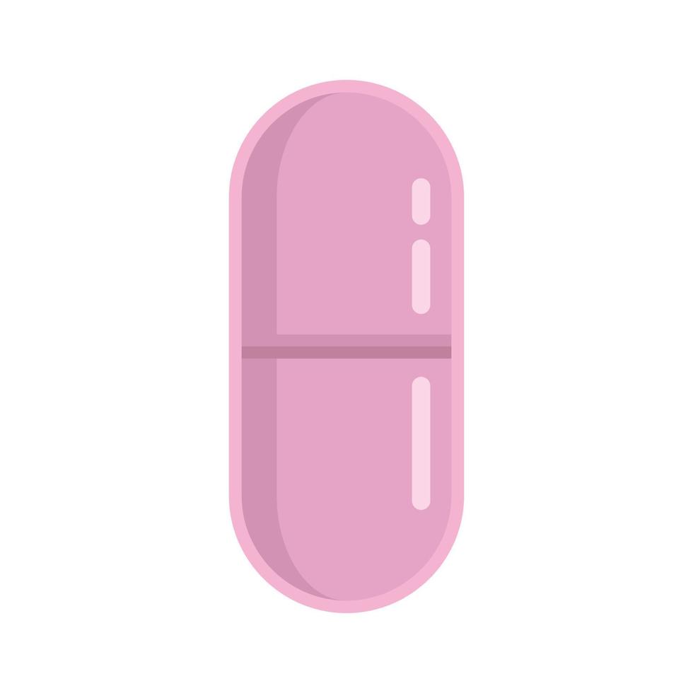 antibiotica pil icoon vlak geïsoleerd vector