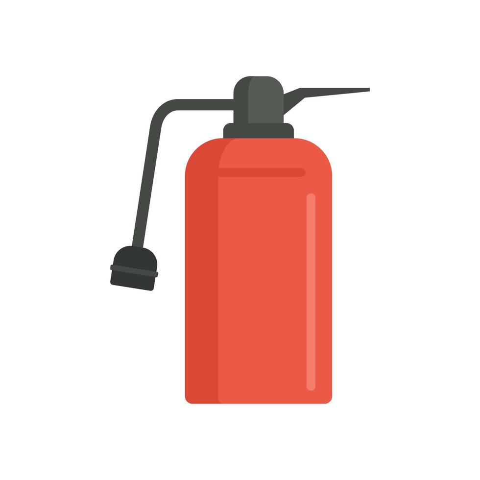 brand brandblusser veiligheid icoon vlak geïsoleerd vector