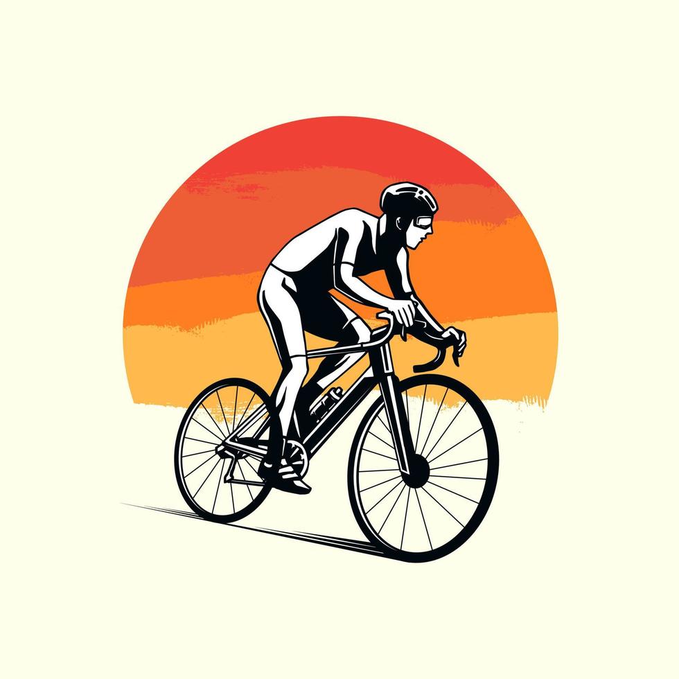 fiets sport artwork vector