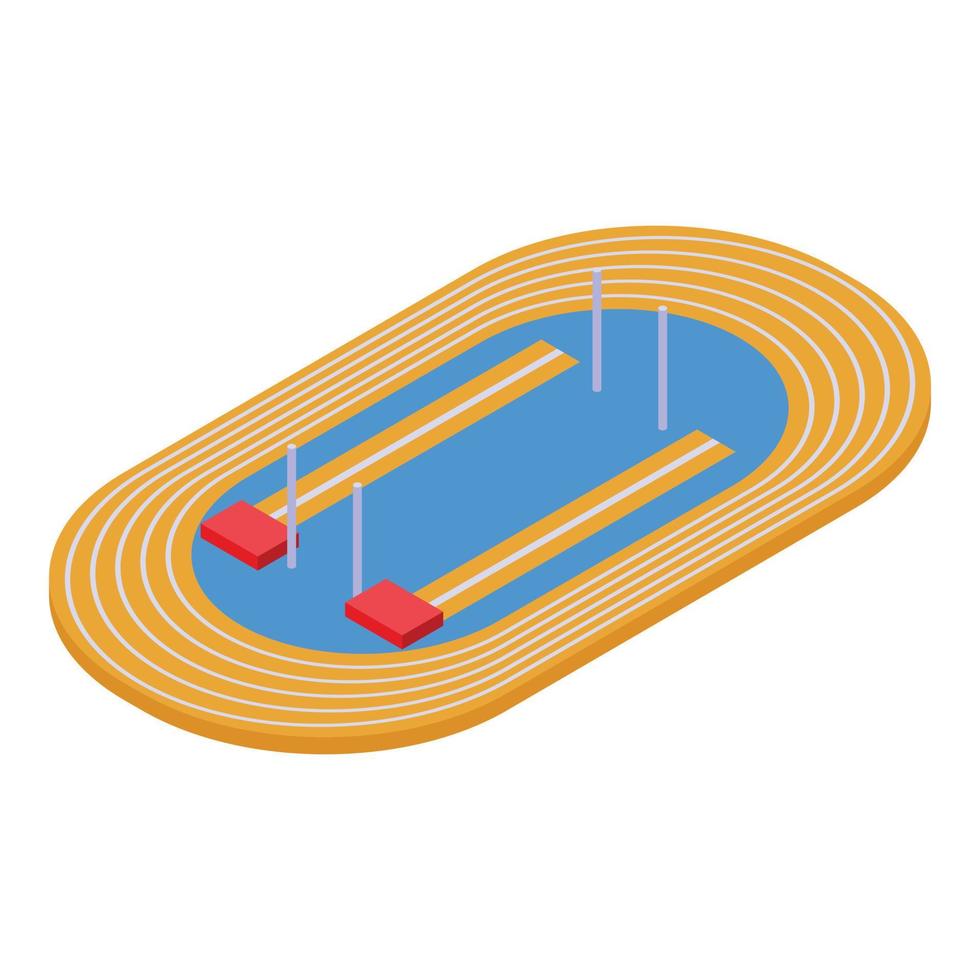 sport afdeling icoon isometrische vector. Universiteit afdeling vector