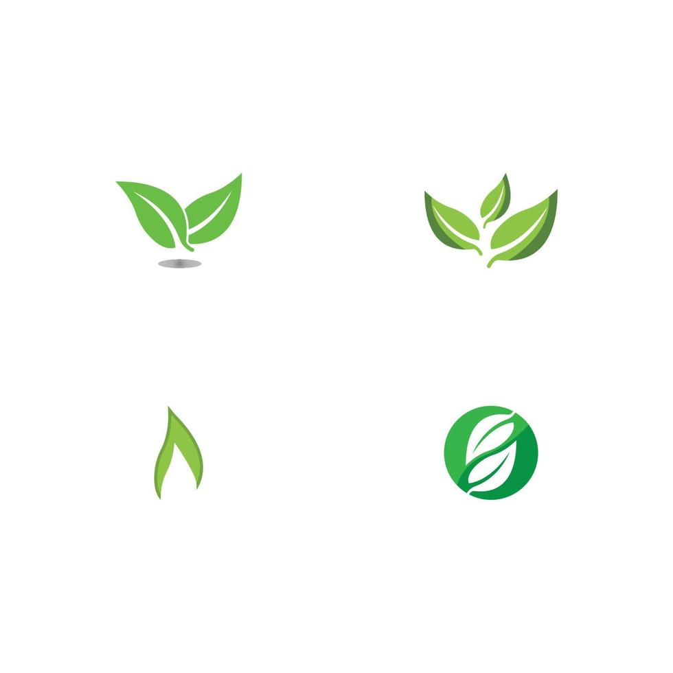 ecologie logo icoon natuur element vector