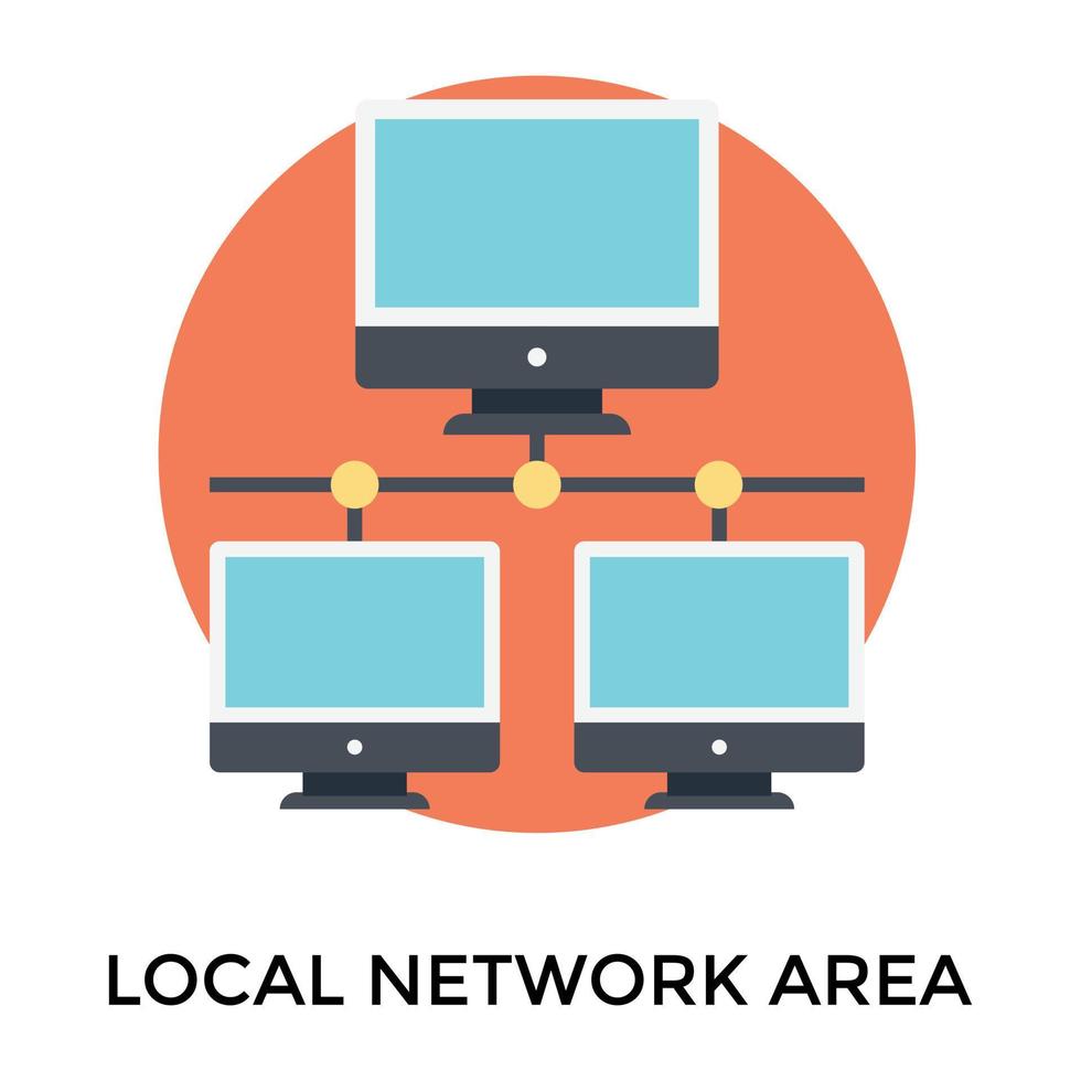 lokaal netwerk vector