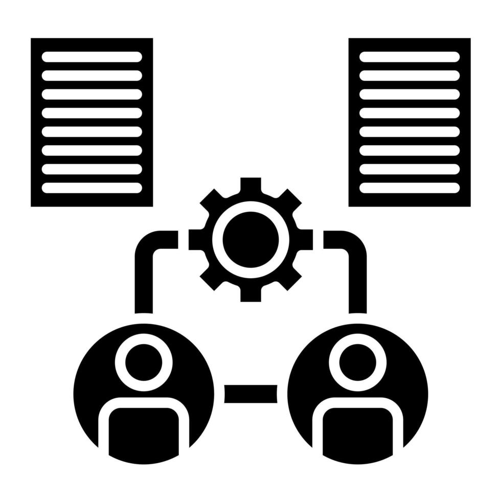 onboarding glyph icoon vector