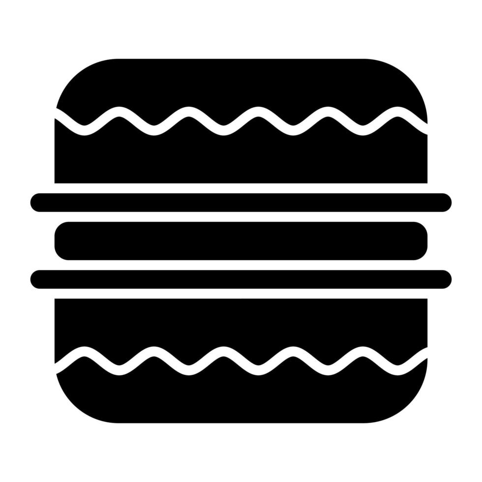 macaron glyph-pictogram vector