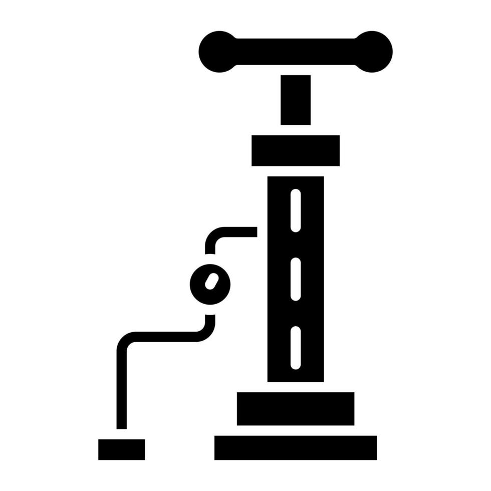 glyph-pictogram luchtpomp vector