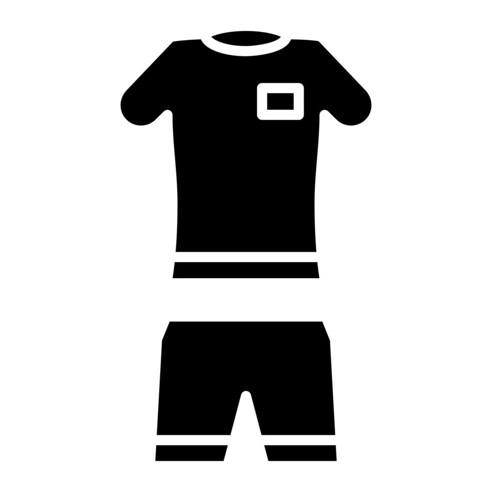 uniform glyph icoon vector