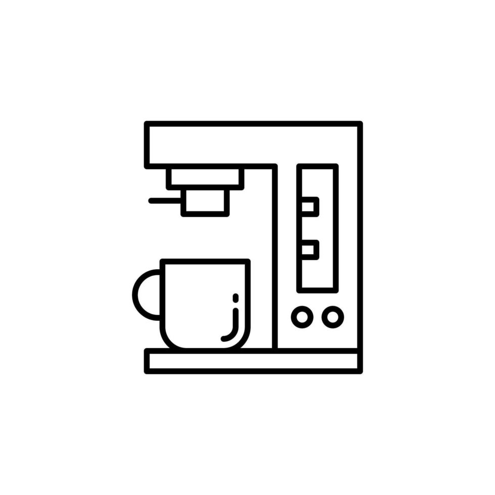 koffiezetapparaat pictogram vector