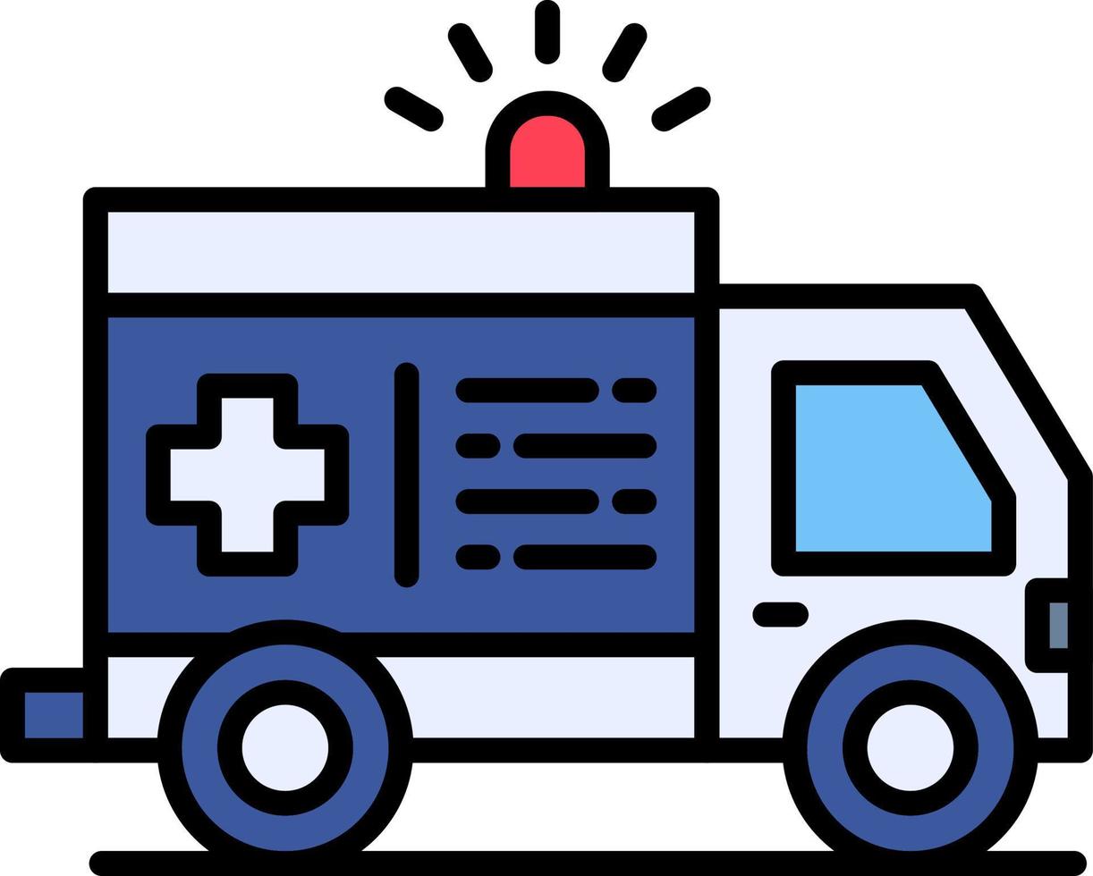 ambulance creatief icoon ontwerp vector