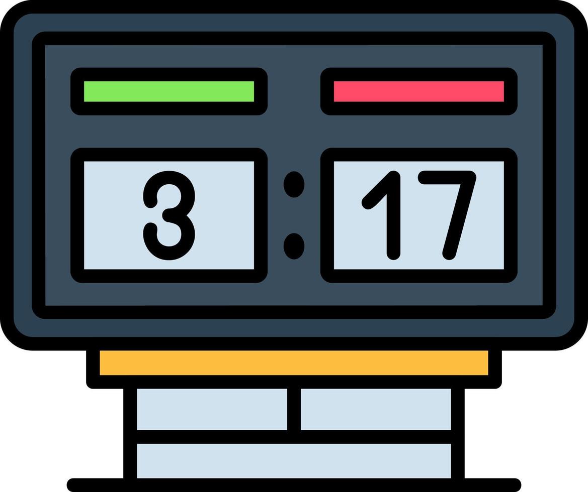 scorebord creatief icoon ontwerp vector