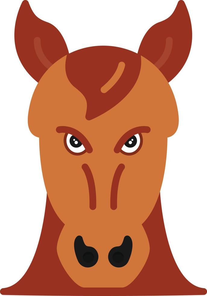 paard creatief icoon ontwerp vector