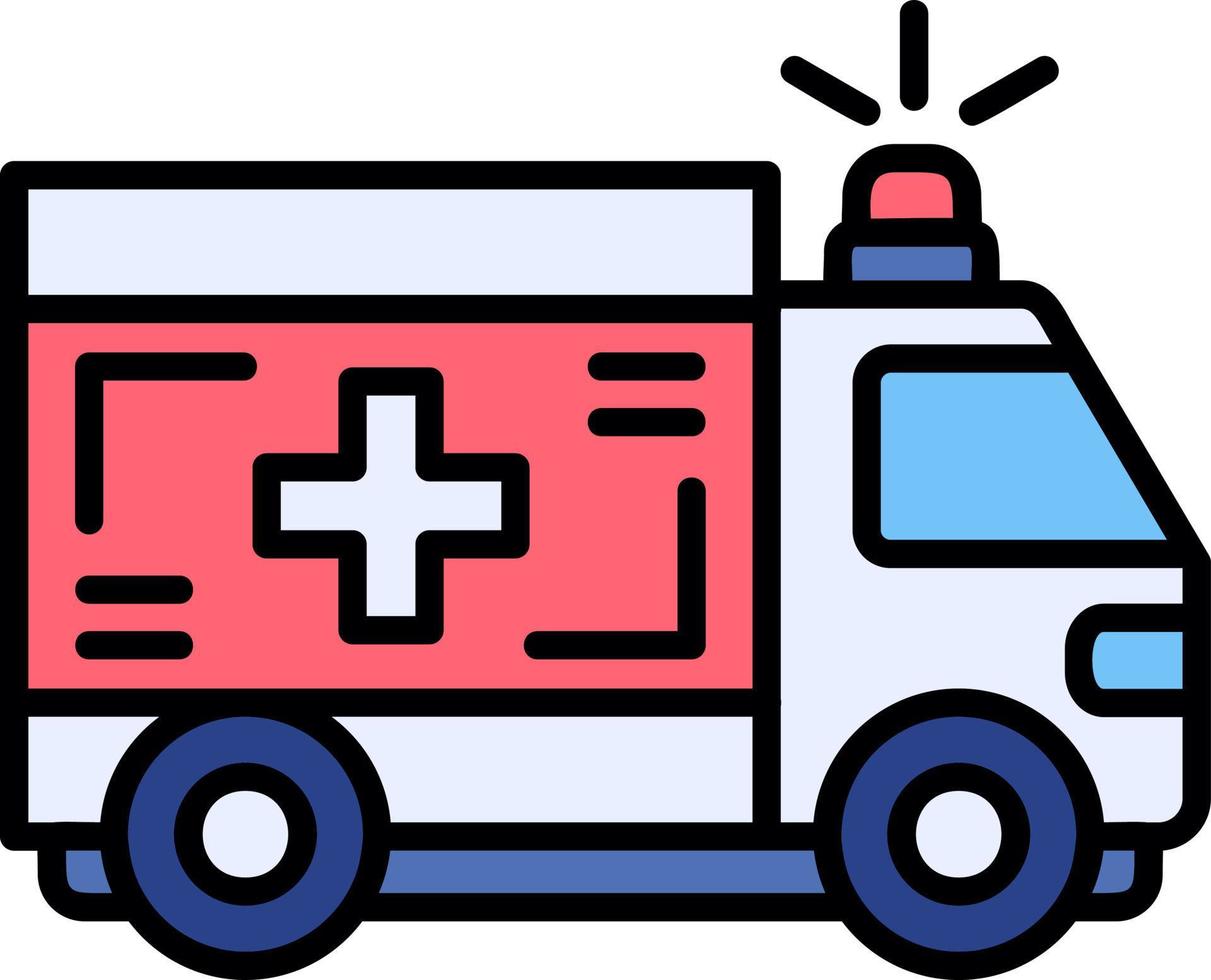 ambulance creatief icoon ontwerp vector