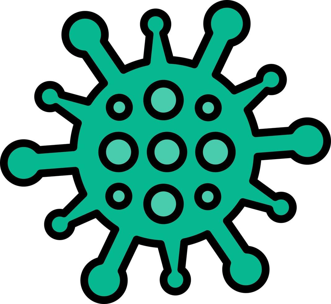 virus creatief icoon ontwerp vector