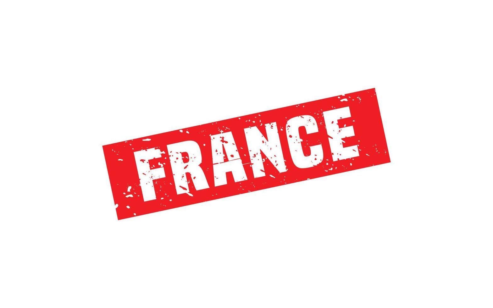 Frankrijk postzegel rubber met grunge stijl Aan wit achtergrond vector