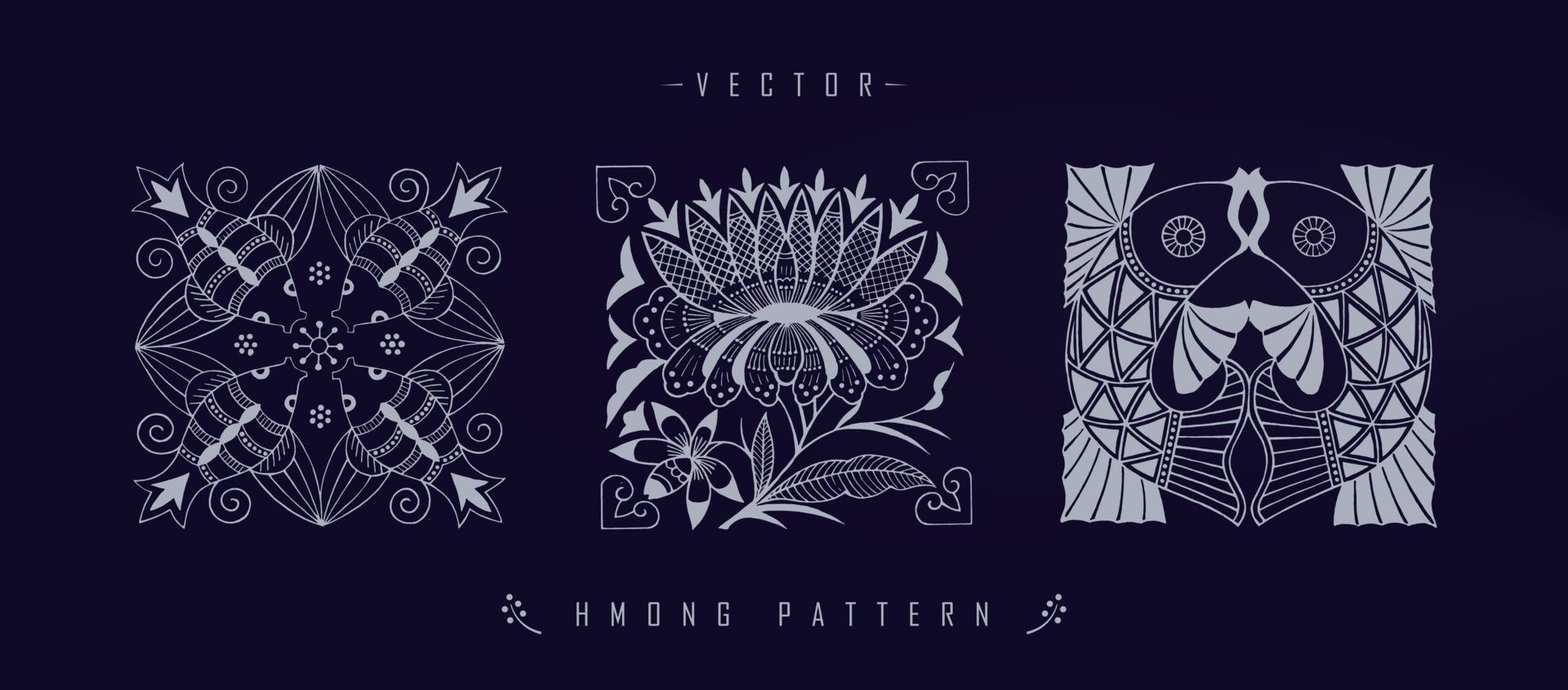 Chinese traditioneel kunst patronen vector