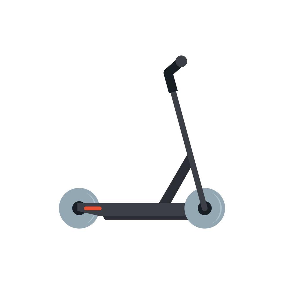 elektrisch modern scooter icoon vlak geïsoleerd vector