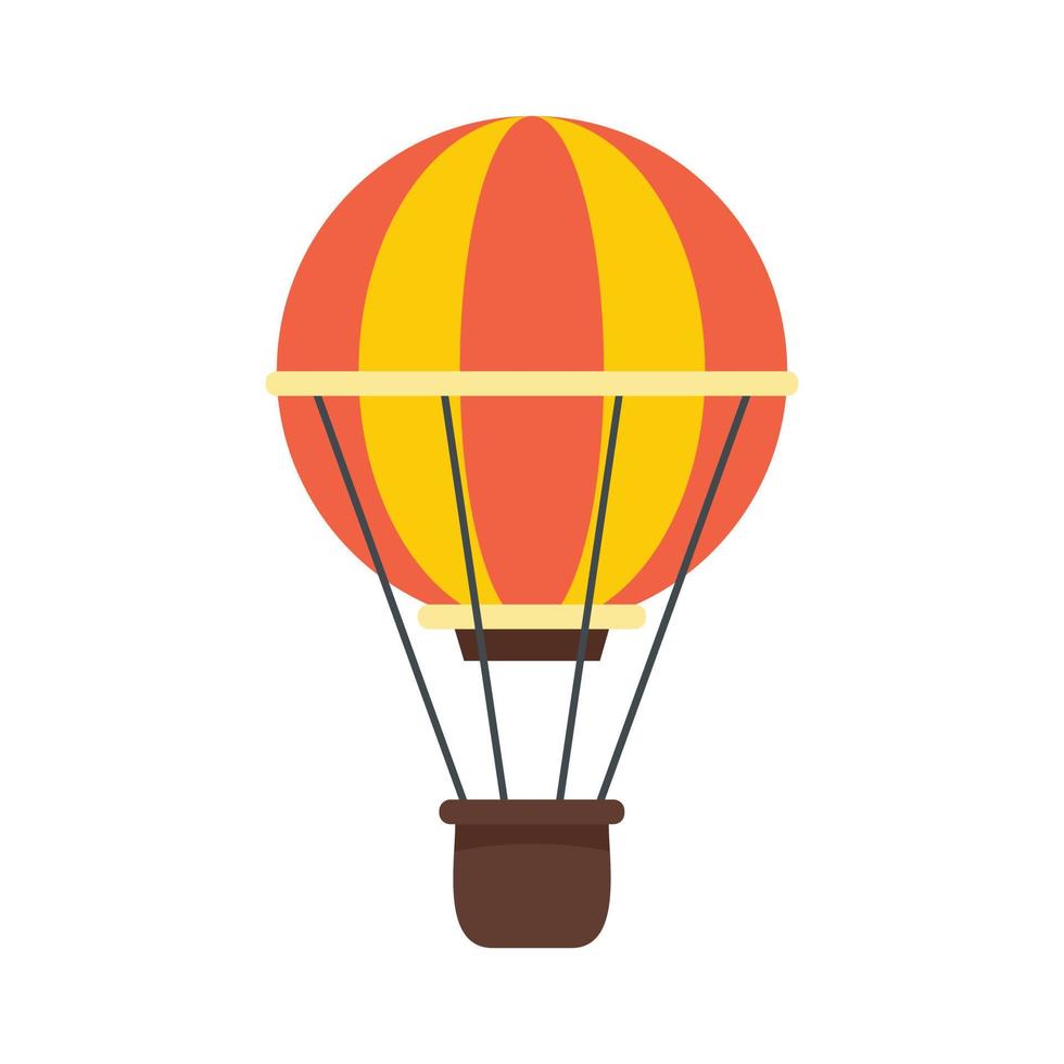 lucht lucht ballon icoon vlak geïsoleerd vector