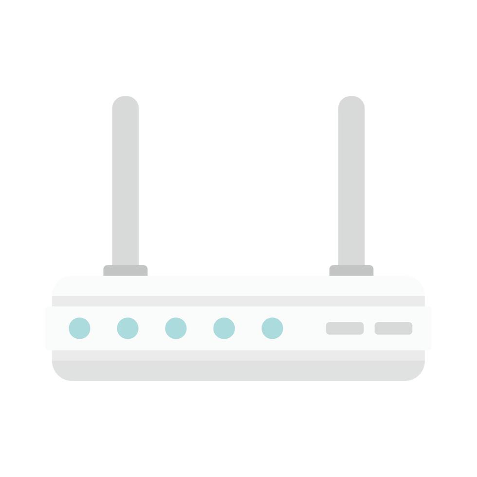 poort router icoon vlak geïsoleerd vector