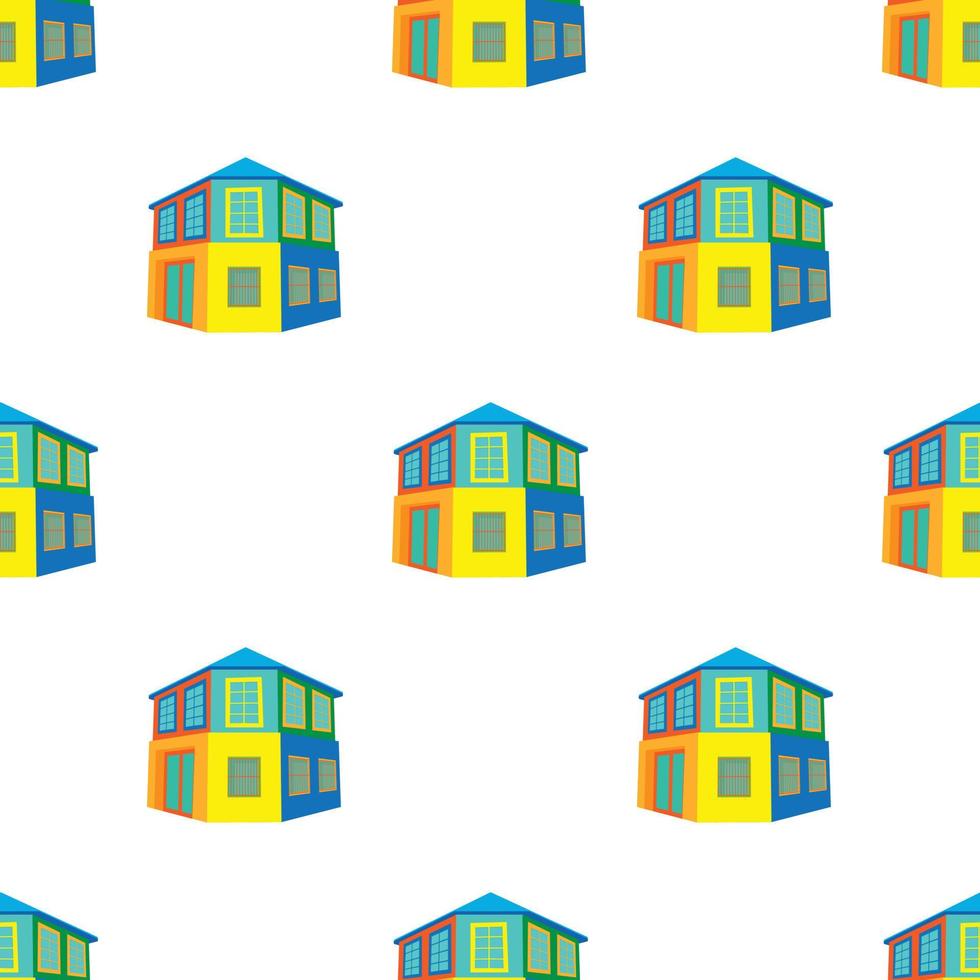 Brazilië huis patroon naadloos vector