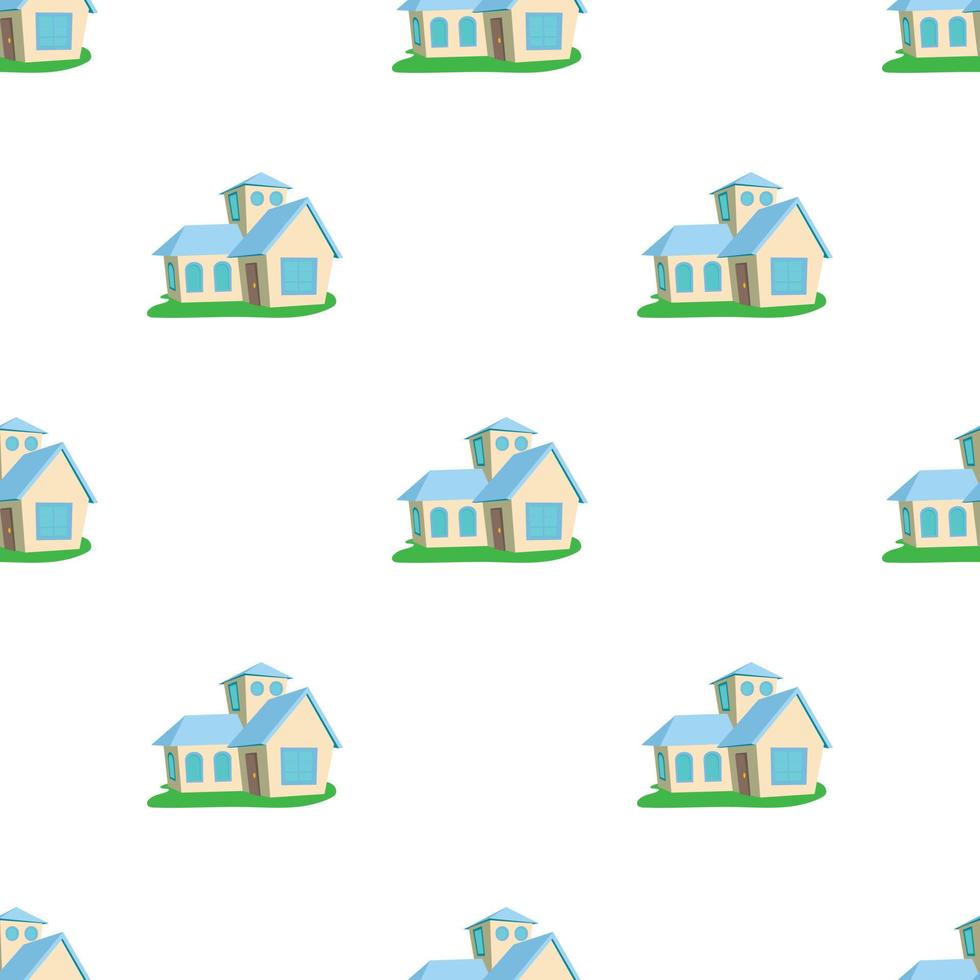 huis patroon naadloos vector