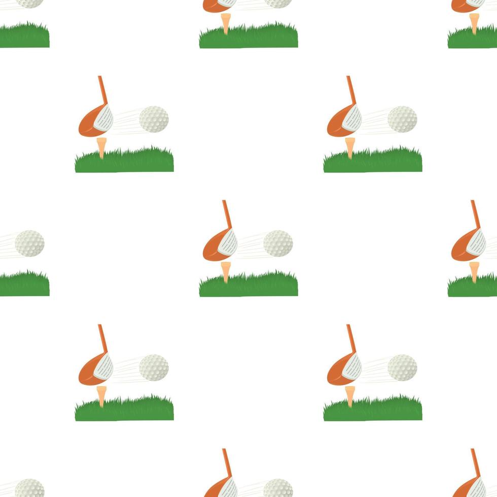 raken golf bal patroon naadloos vector