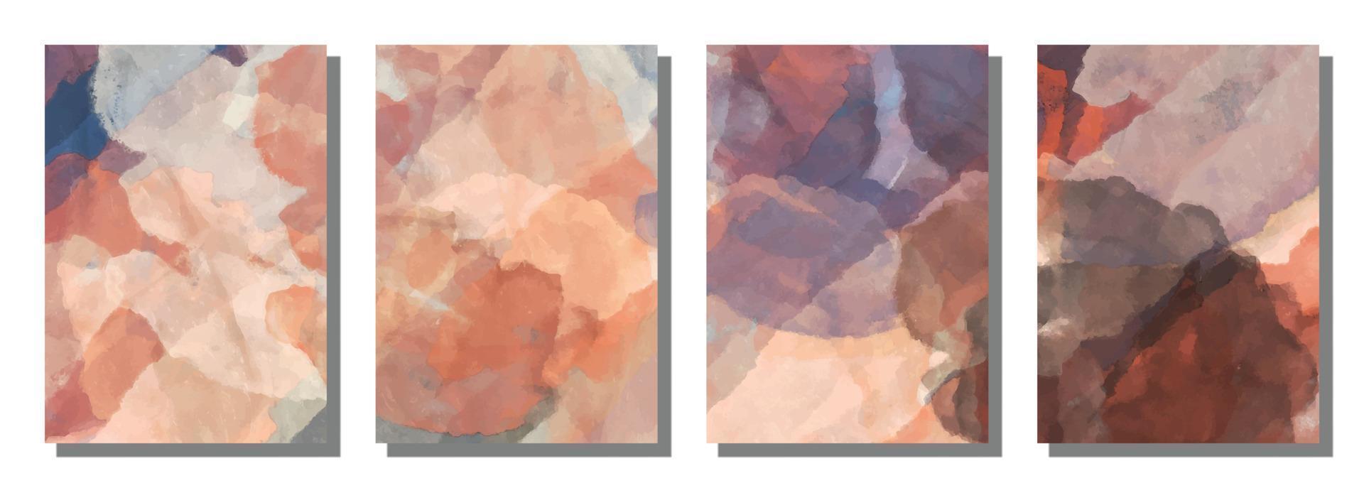 abstract water kleur borstel achtergrond. reeks achtergrond. vector