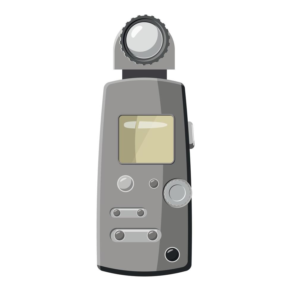 licht meter icoon, tekenfilm stijl vector