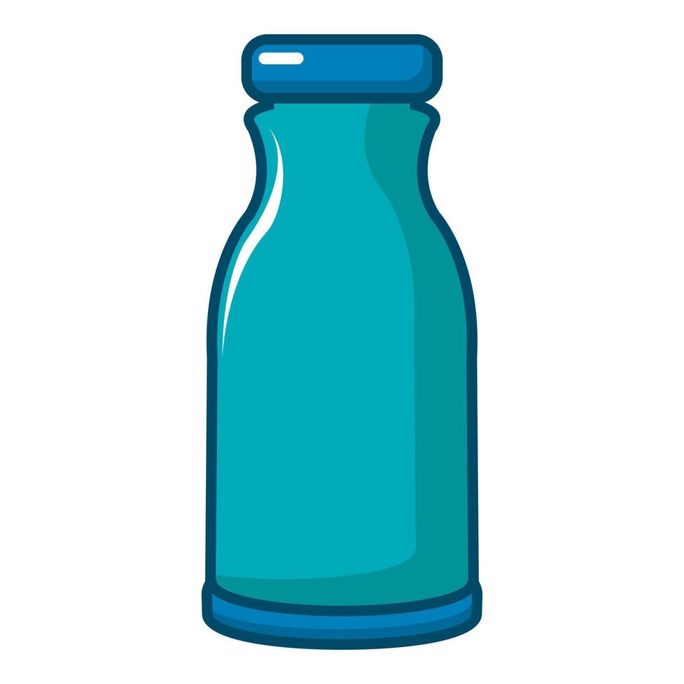 fles shampoo icoon, tekenfilm stijl vector