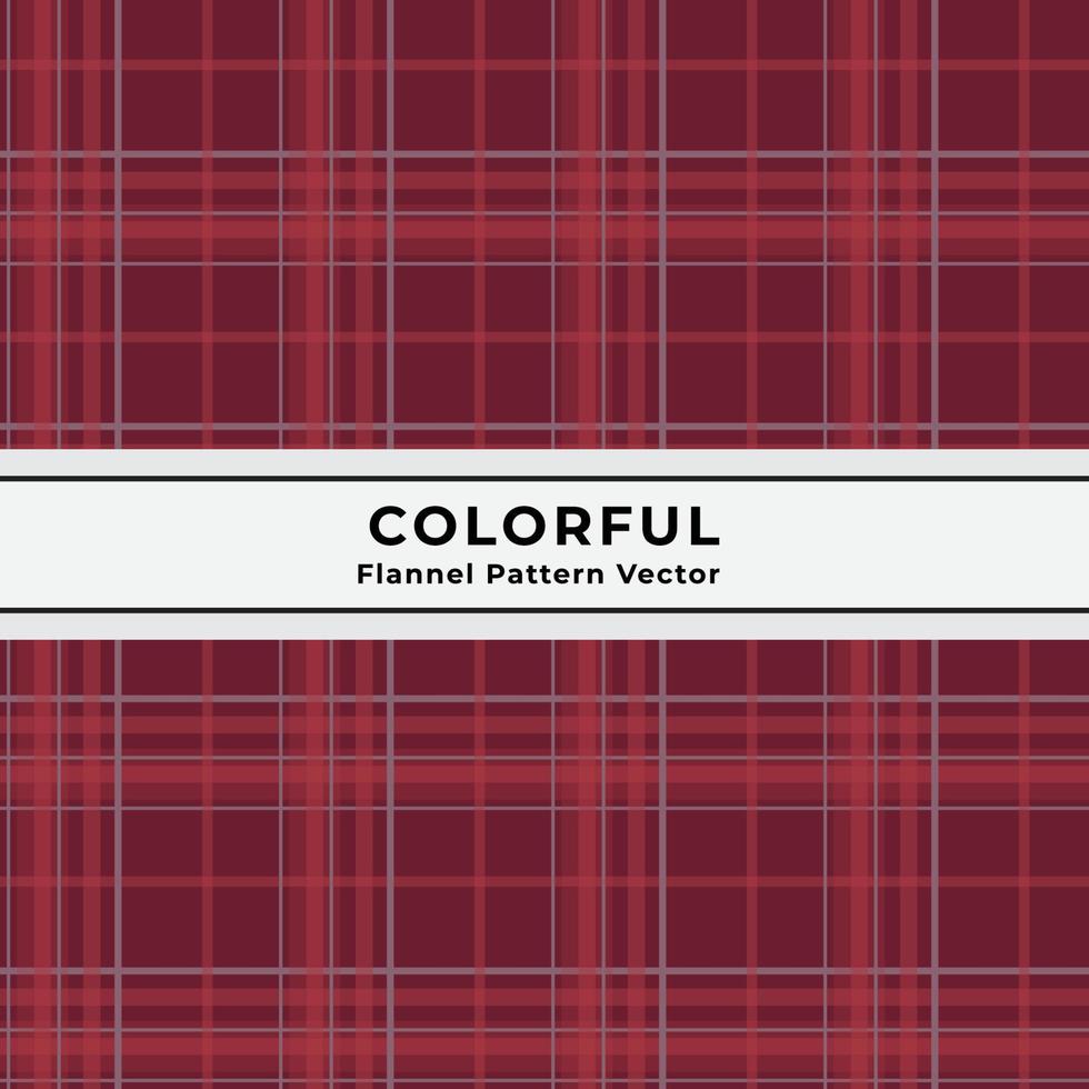 kleurrijk flanel patroon vector