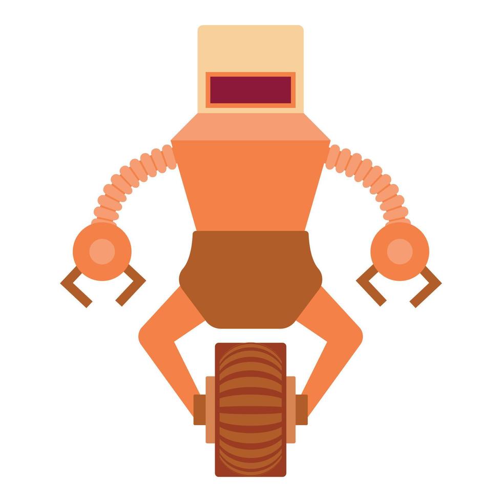 robot bewaker icoon, tekenfilm stijl vector