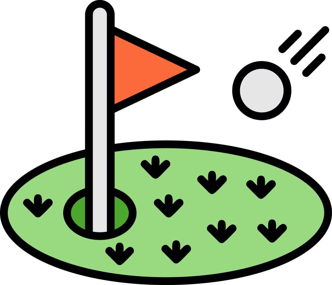 golf creatief icoon ontwerp vector