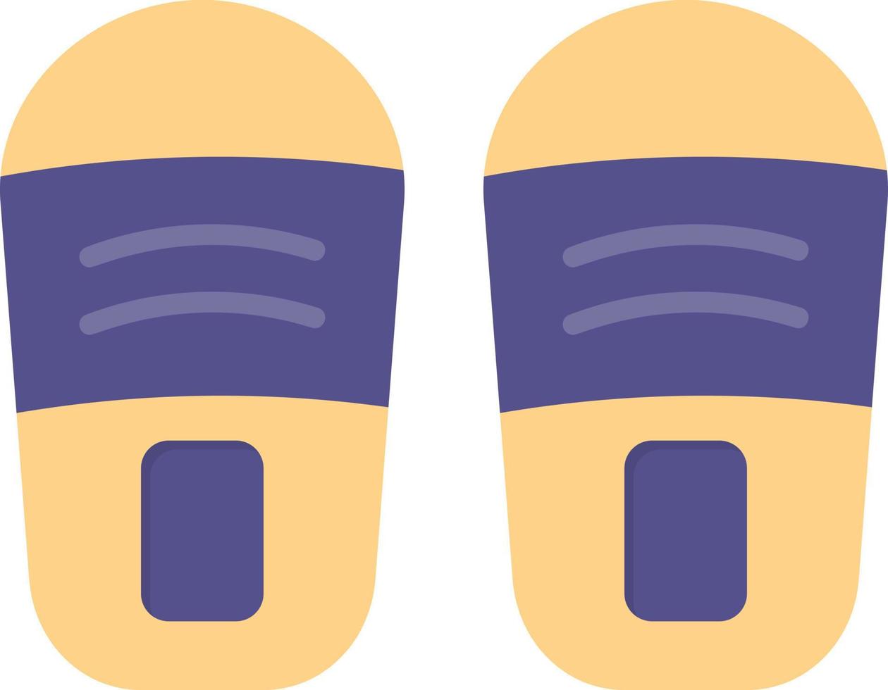 slippers creatief icoon ontwerp vector