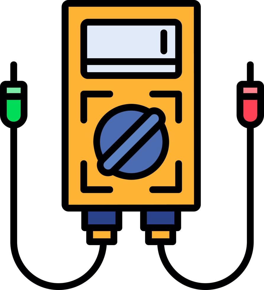 multimeter creatief icoon ontwerp vector