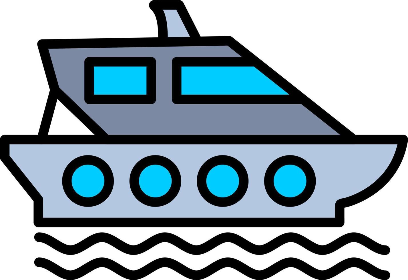 schip creatief icoon ontwerp vector