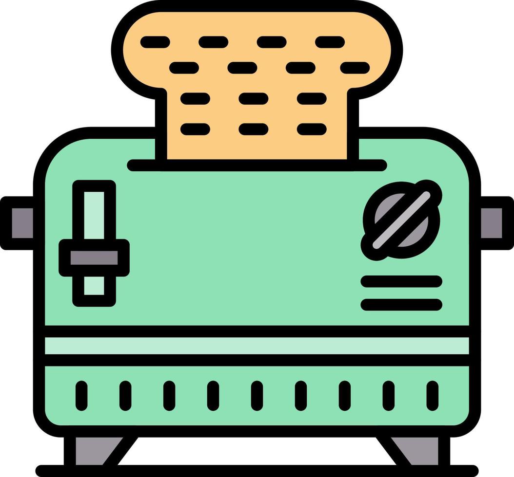 tosti apparaat creatief icoon ontwerp vector