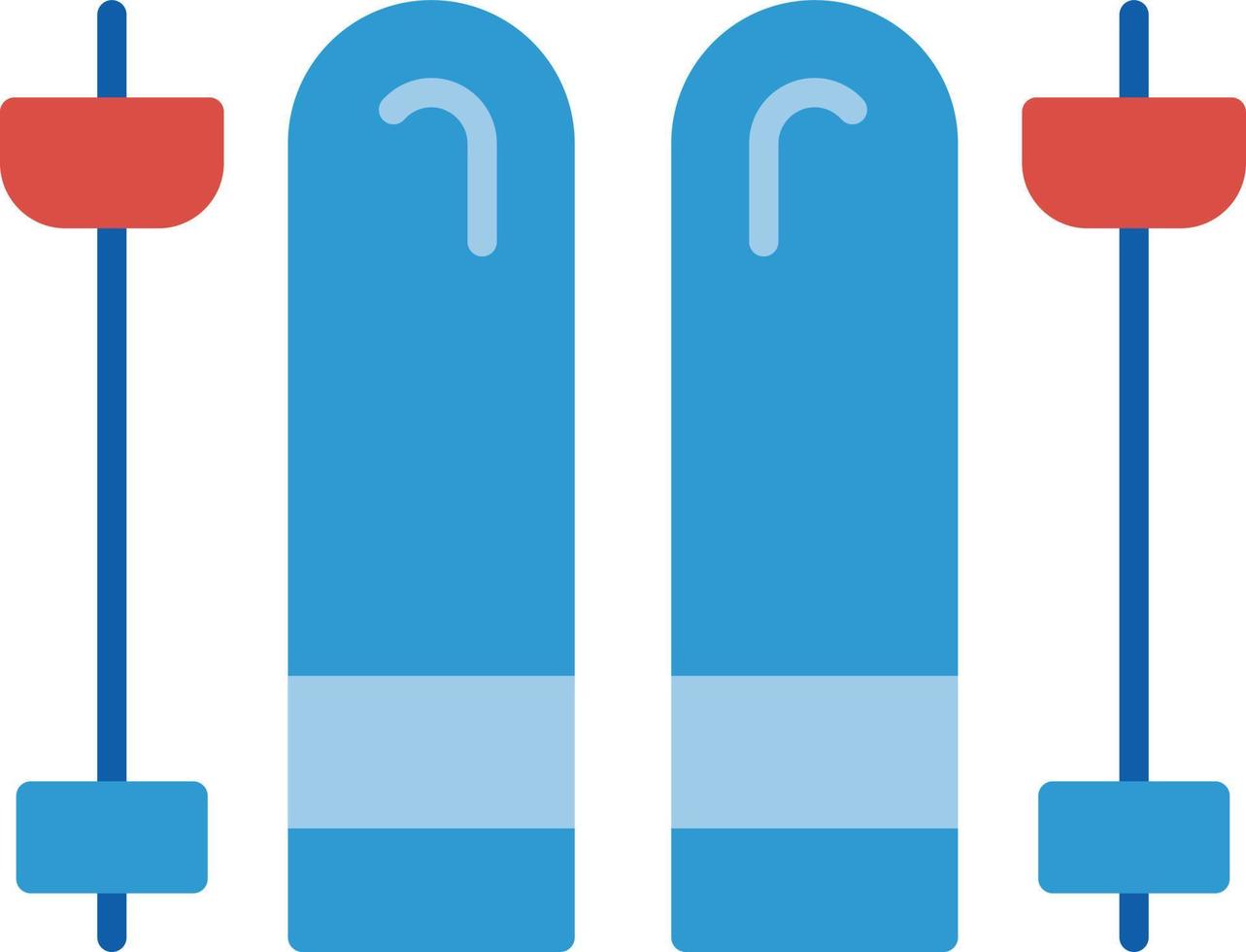 skis creatief icoon ontwerp vector