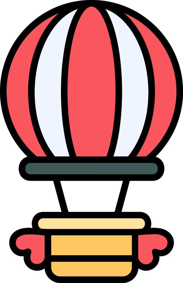 heet lucht ballon creatief icoon ontwerp vector