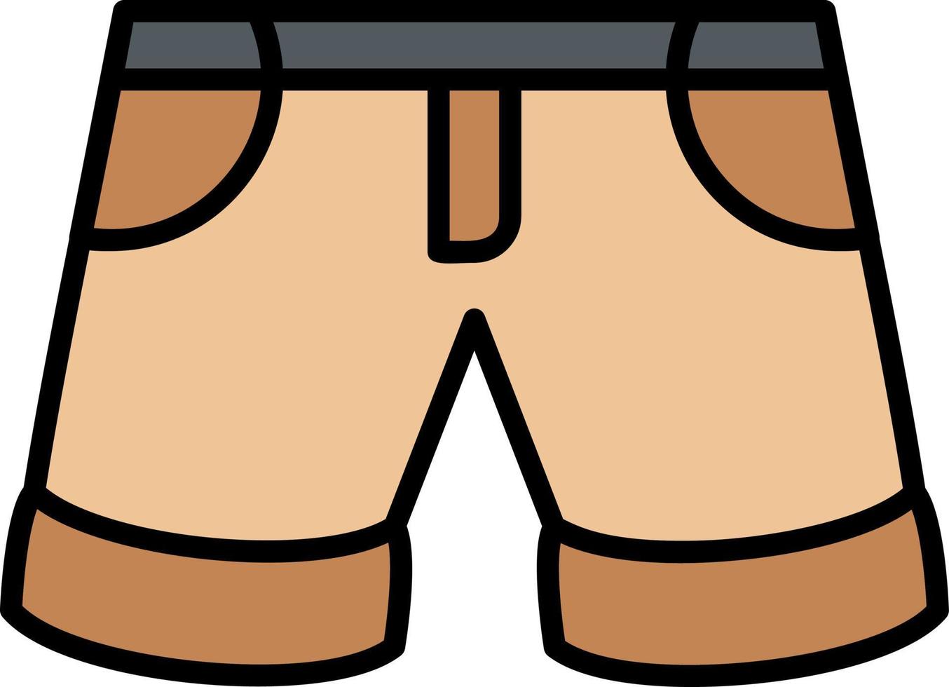 shorts creatief icoon ontwerp vector