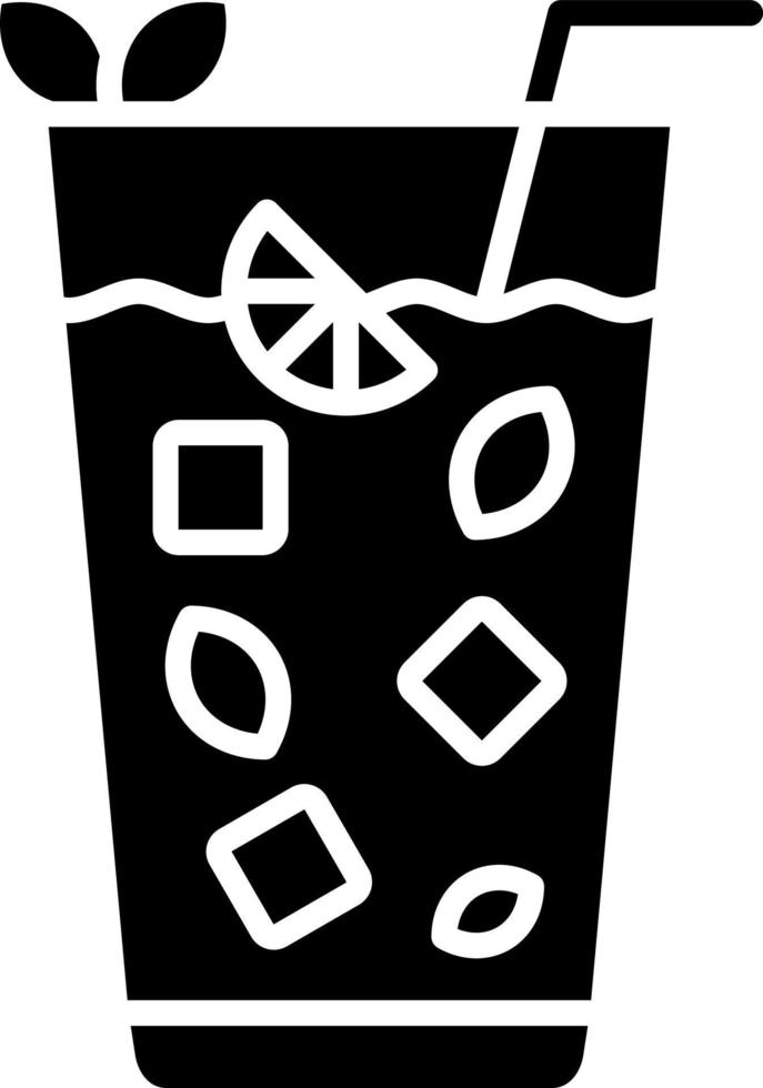 mojito glyph icoon vector