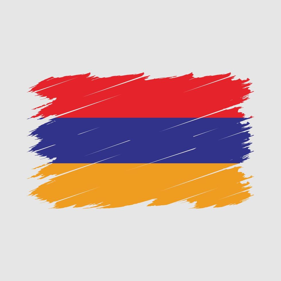 Armenië vlag borstel vector