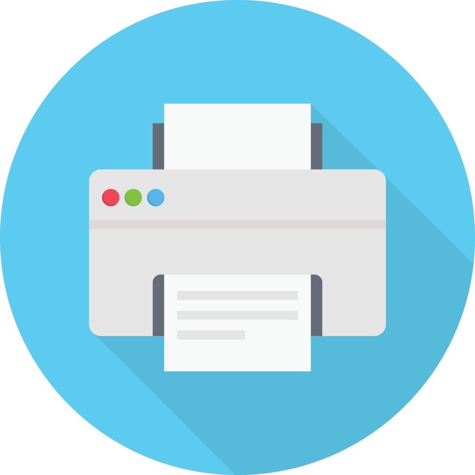 printer vectorillustratie op een background.premium kwaliteit symbolen.vector pictogrammen voor concept en grafisch ontwerp. vector